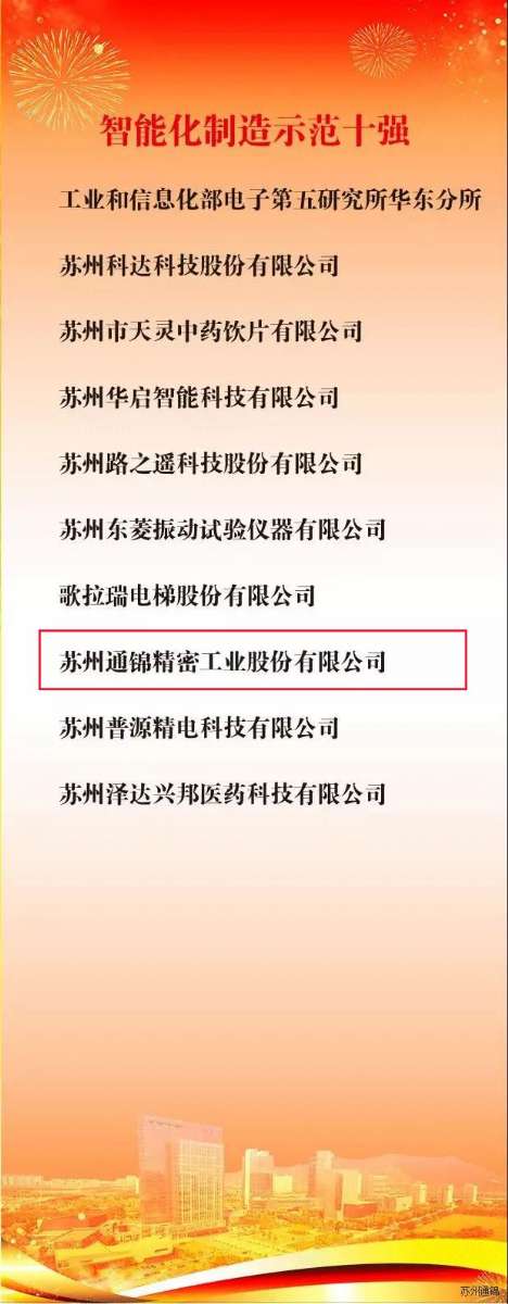 喜報：通錦榮獲2019年度蘇州高新區(qū)優(yōu)秀企業(yè)